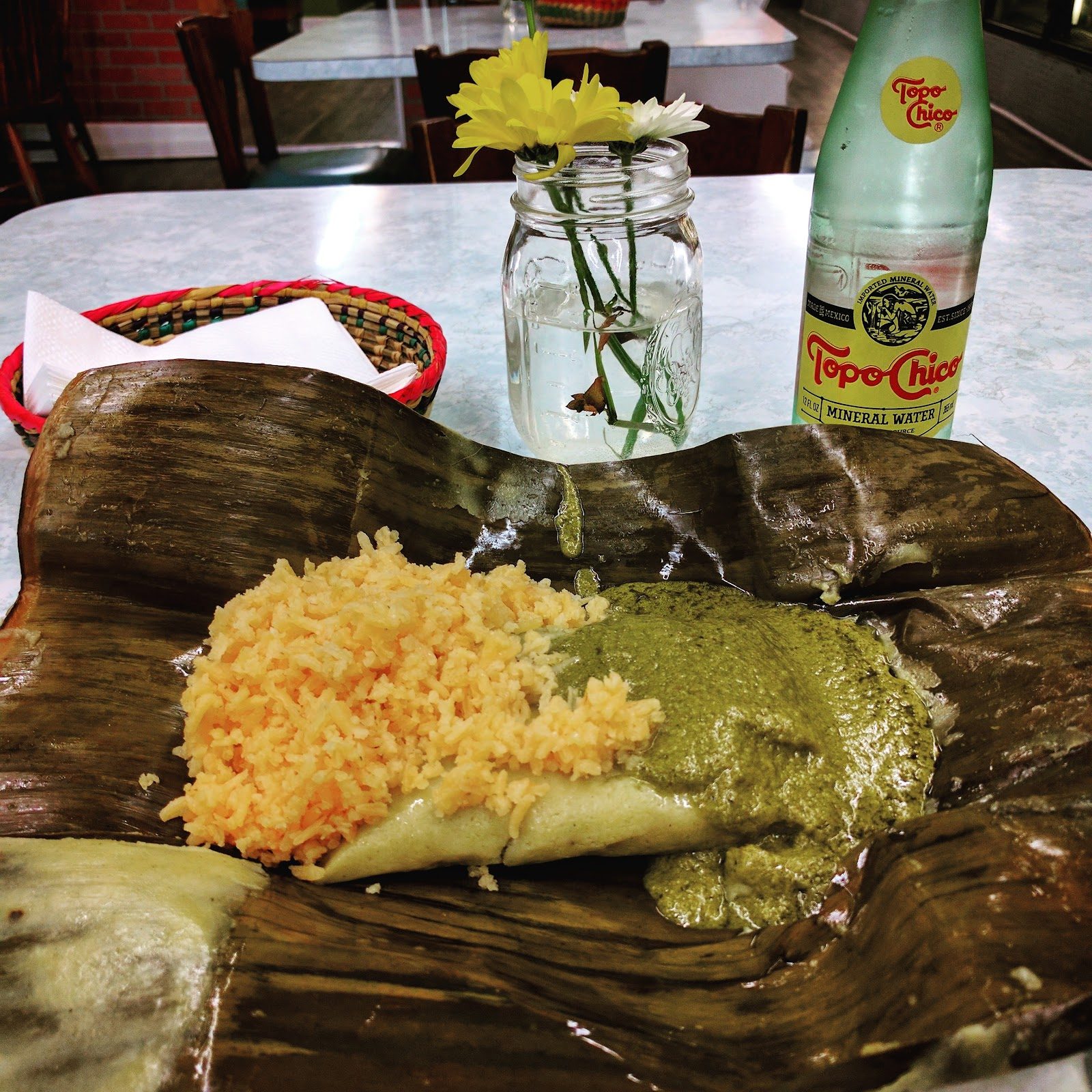 Tamal with rice